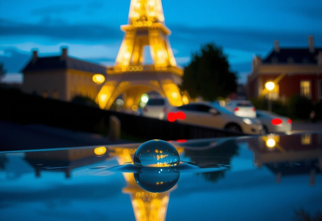 Detail shot of clean glass