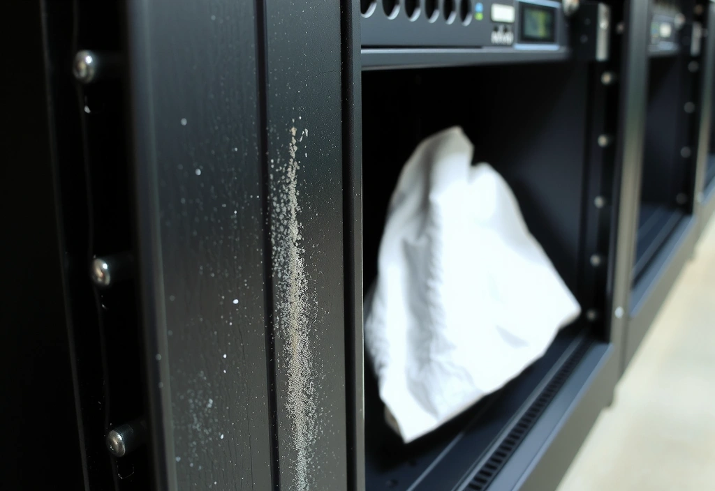 Server rack cleaning