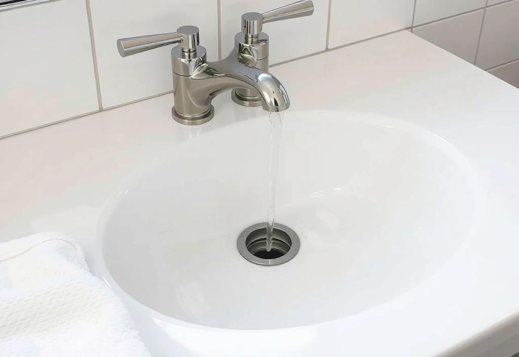 Pristine bathroom detailing